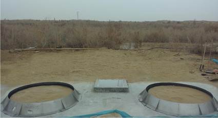 大型蒸渗系统在塔克拉玛干沙漠腹地交付使用 大型蒸渗系统在塔克拉玛干沙漠腹地交付使用