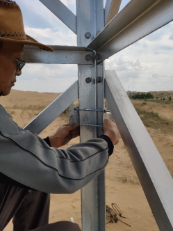 我司完成内蒙古西部3座梯度塔观测站的部署 我司完成内蒙古西部3座梯度塔观测站的部署